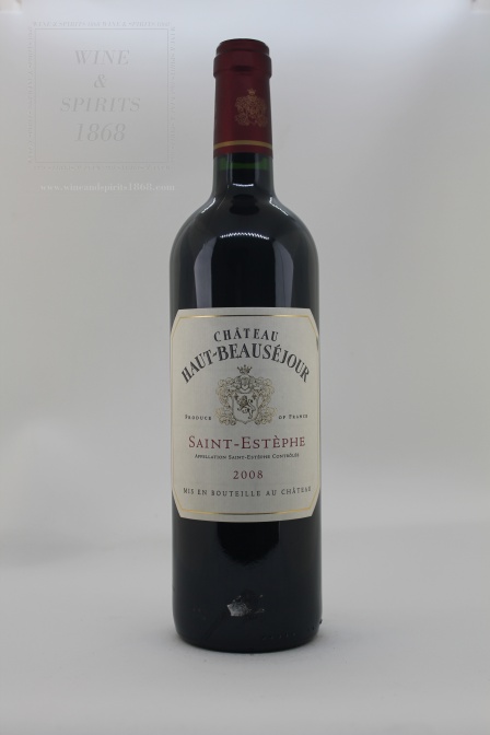 Chateau Haut Beausejour 2008 Chateau Haut Beausejour Bordeaux