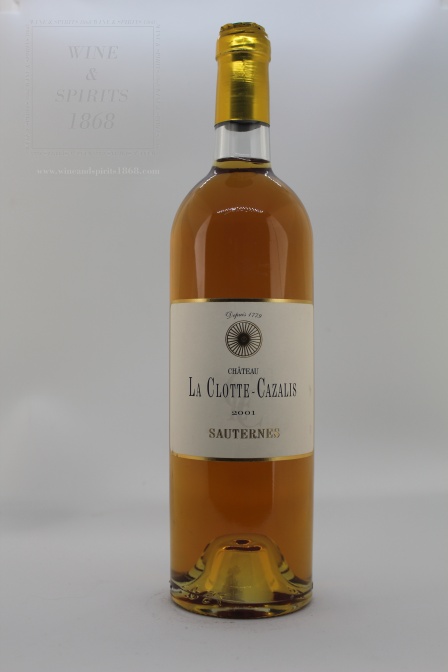 Chateau La Clotte Cazalis 2001 Chateau La Clotte Cazalis Bordeau