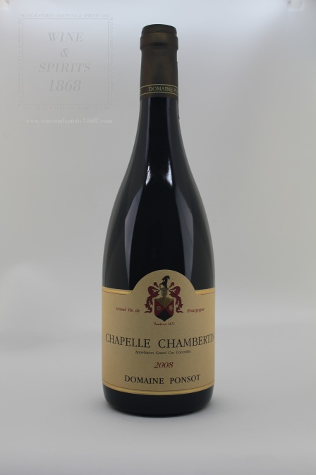 Chapelle Chambertin Grand Cru 2008 Domaine Ponsot Bourgogne