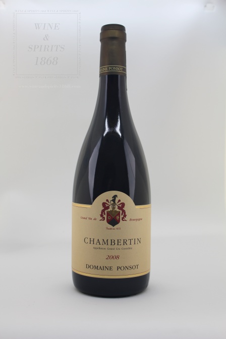Chambertin Gran Cru 2008 Domaine Ponsot Bourgogne