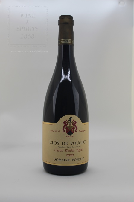 Clos De Vougeot Vieilles Vignes 2008 Domaine Ponsot Bourgogne