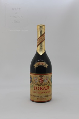 Tokaji Astzu 5 Puttonyos 1910 Baro Waldbott Kelemen Pinceszette