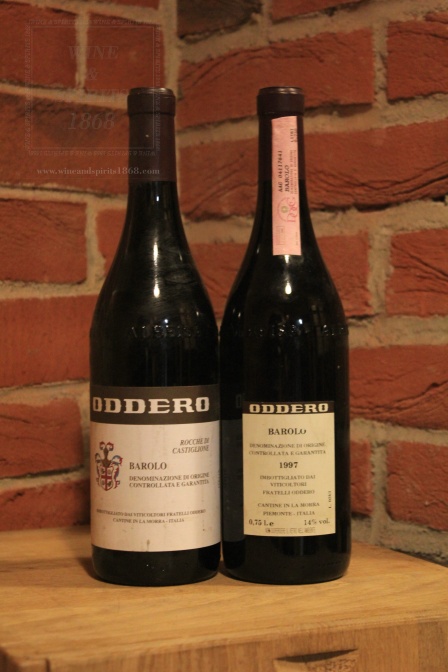 Barolo Rocche Di Castiglione 1997 Poderi Oddero Piemonte