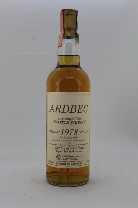 Whisky Ardbeg 1978 22 Years Gordon & Macphail