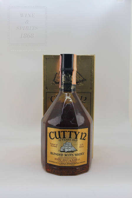 Whisky Cutty 12 Years Old 1970s Blended Whisky