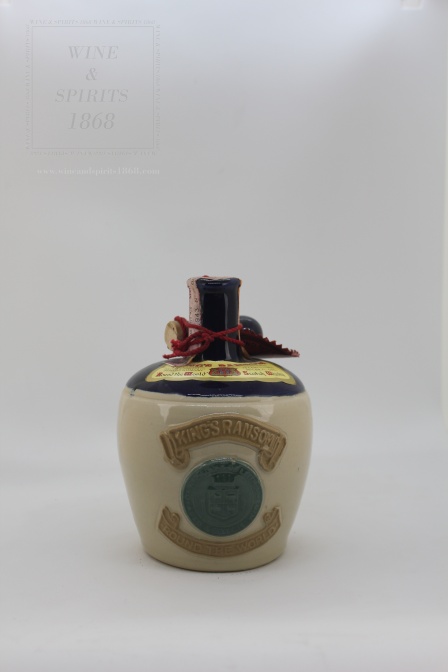 Whisky King's Ransom 12 Years old  Ceramic decanter  1970 s