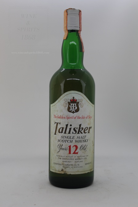 Whisky Talisker  Td 12 Years Bottled for Distillers Agency Islay
