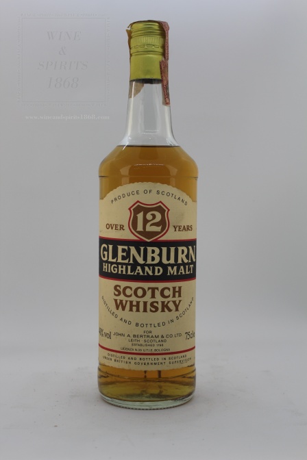Whisky Glenburn 12 Years Glenburn Higland Malt Scotland