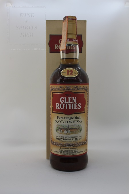 Whisky Glen Rothes 12 years 43 % Glenrothes Scotland
