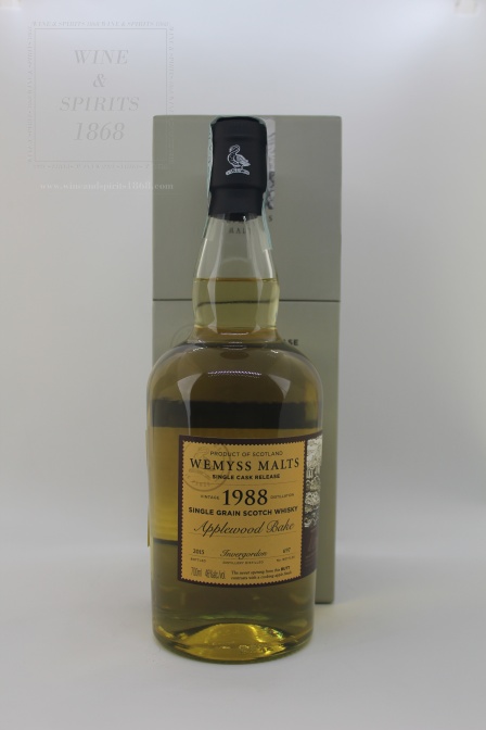 Whisky Applewood Bake 27 Years 1988 Invergordon Scotland