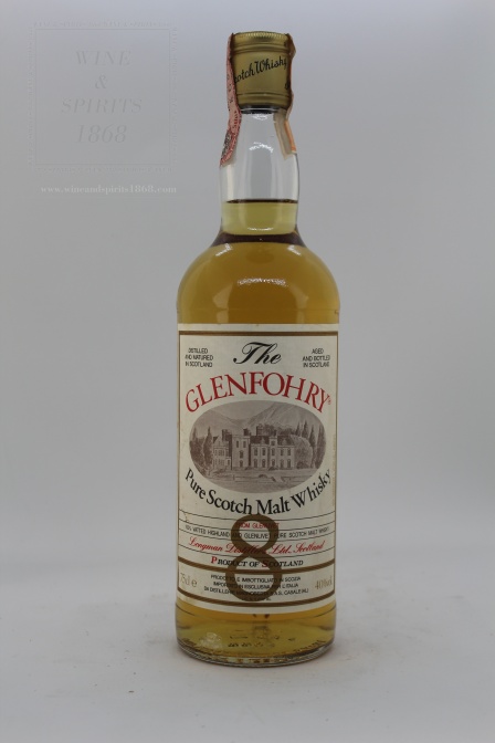 Whisky Glenfohry 8 years Longman Distillers Ltd Scotland