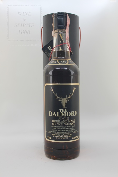Whisky Dalmore 12 Years 43% cl 0.75 Black Label White & Mackay S