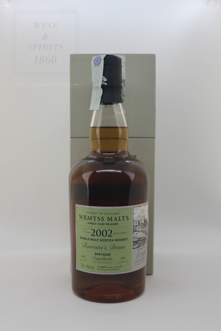 Whisky Barrista's Dram 13 years 2002 Wemyss Malts  Speyside