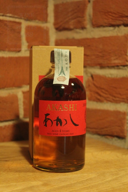 Whisky Akashi Single Malt 4 Y.O.Red Wine Cask