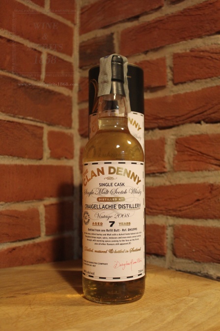 Whisky Craigellachie 7 Y.O. 2008 Clan Denny Single Cask 46%