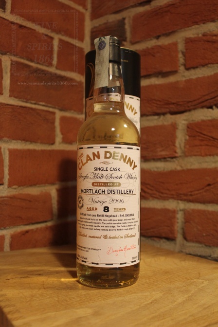 Whisky Mortlach 8 Y.o. 2006 Clan Denny Single Cask 46%