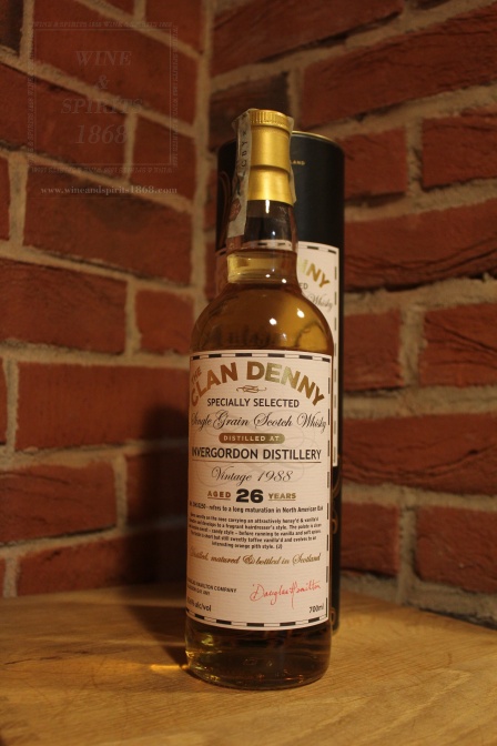 Whisky Invergordon 26 Y.o. 1988 Clan Denny Single Grain 50,60%