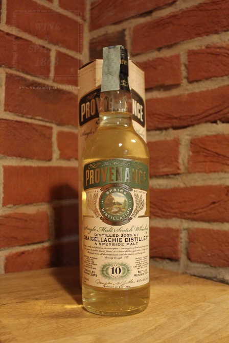 Whisky Craigellachie 10 Y.o. 2003 The McGibbon Provenance  46%