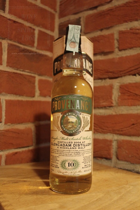 Whisky Glencadam 10 Y.o. 2004 The MCGibbon Provenance 46%