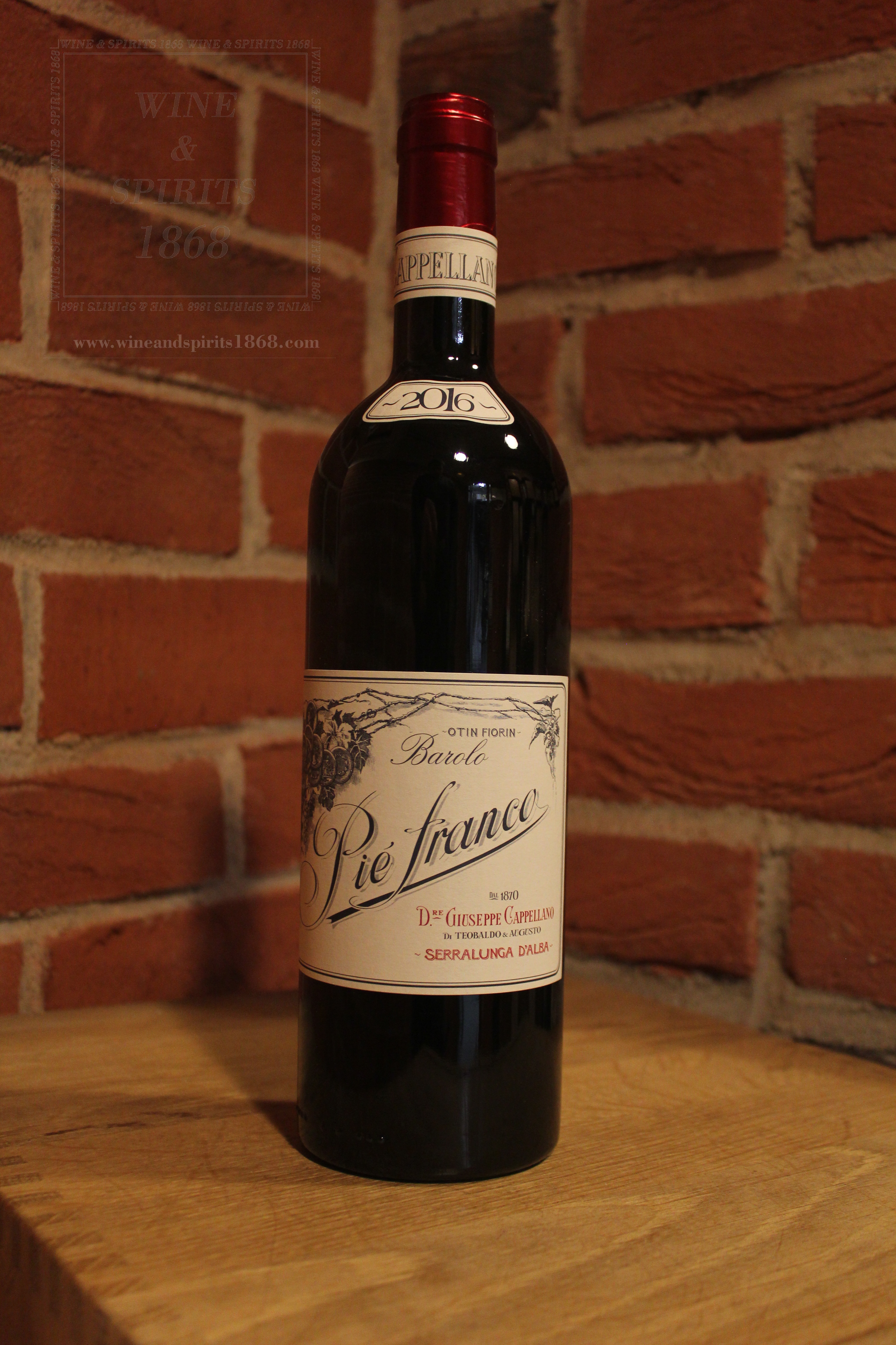 Wine and Spirits 1868 - Barolo Pie Franco 2016 Giuseppe