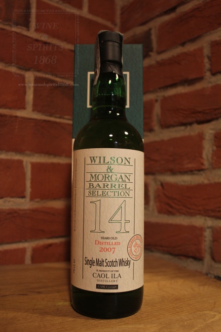Caol Ila 14 YO Bourbon Finish Wilson & Morgan Barrel Selection