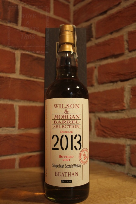 Whisky Beathan 2013-2021 Wilson & Morgan Barrel Selection