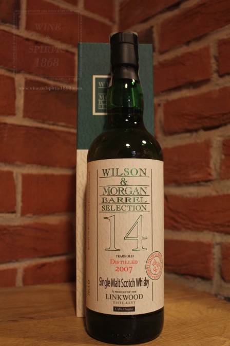 Linkwood 14 YO Sherry Oloroso 2007-2021 Wilson & Morgan Barrel S